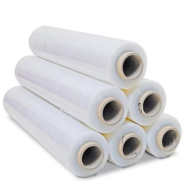 100% New Material Stretch Film Strong Resistance PE Plastic Film Stretch Wrapping Film 